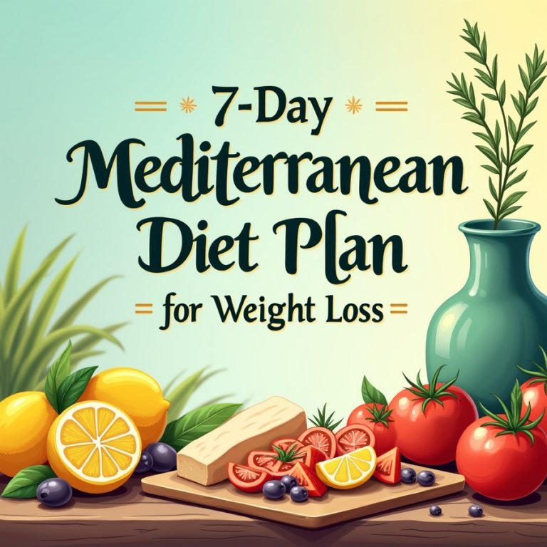 7-Day Mediterranean Diet Meal Plan for Weight Loss